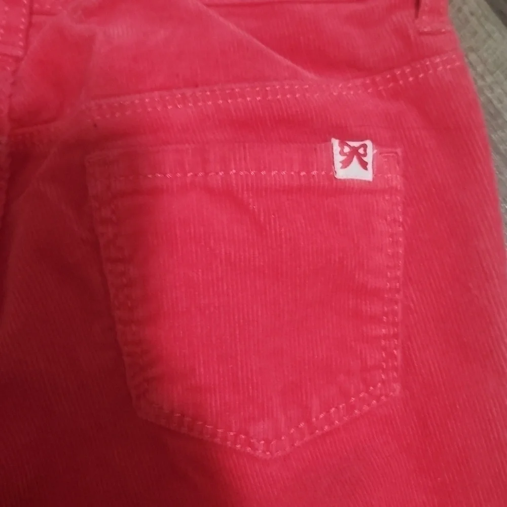 GYMBOREE Corduroy Pants Size 6 Pink Adjustable Waist